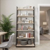 Стеллаж ДОМУС Урбан-1 вяз светлый/металл черный 190.6х86 купить в Минске